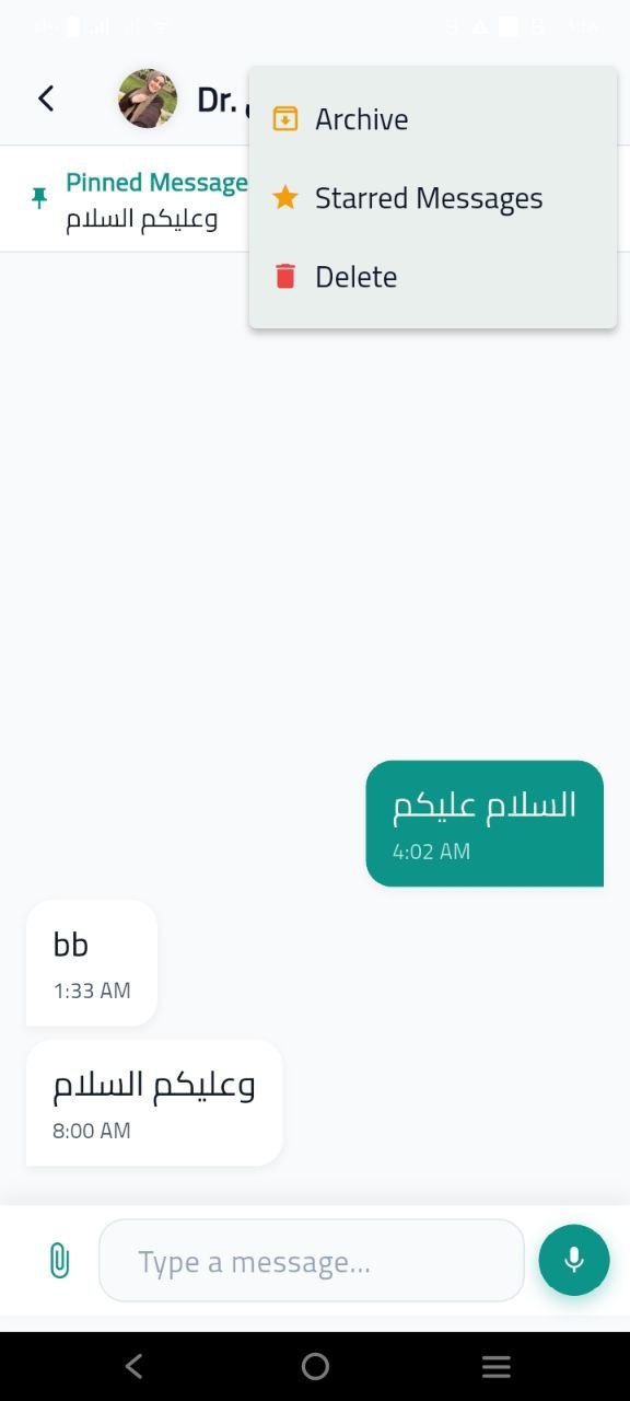 Tabibi Patient Consultation Chat