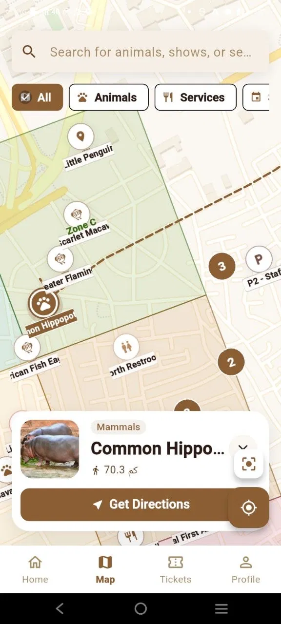 ZooVerse Visitor Map